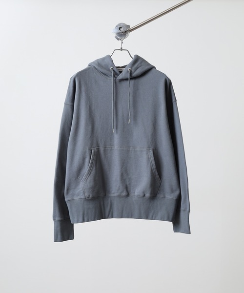 OMNES（オムネス）の「裏毛スウェットプルオーバーパーカー（パーカー・レディース・ベージュ/ブルーグレー・WOMENS M）」の6枚目の写真