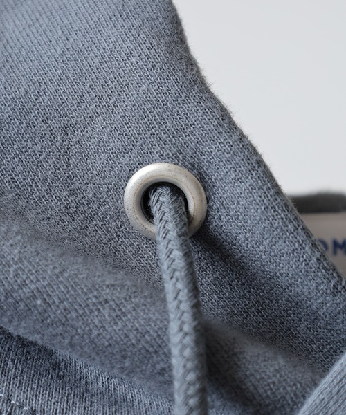 OMNES（オムネス）の「裏毛スウェットプルオーバーパーカー（パーカー・レディース・ベージュ/ブルーグレー・WOMENS M）」の8枚目の写真