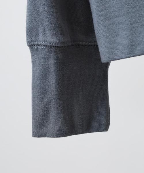 OMNES（オムネス）の「裏毛スウェットプルオーバーパーカー（パーカー・レディース・ベージュ/ブルーグレー・WOMENS M）」の11枚目の写真
