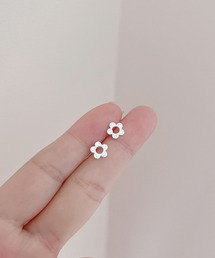 YU-KA:フラワーデザインミニピアス flower design mini pierce