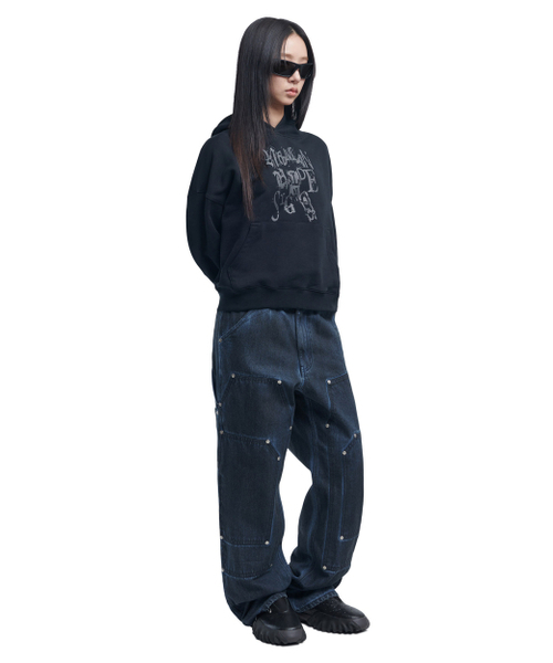 NOMANUAL(NOMANUAL)の「C.F HOODIE - BLACK(パーカー・レディース・その他・X-LARGE/SMALL/MEDIUM/LARGE)」の5枚目の写真