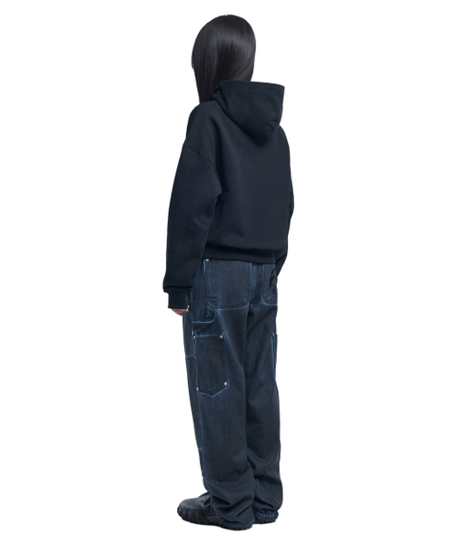 NOMANUAL(NOMANUAL)の「C.F HOODIE - BLACK(パーカー・レディース・その他・X-LARGE/SMALL/MEDIUM/LARGE)」の6枚目の写真