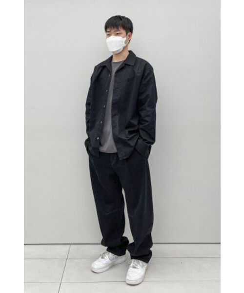 INSILENCE（インサイロンス）の「ダーツポイントオープンカラーシャツ BLACK（シャツ/ブラウス・メンズ・その他・LARGE/MEDIUM/SMALL）」の9枚目の写真