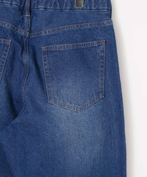GLOBAL WORK（グローバルワーク）の「デニム/タックワイドパンツ/622544（デニムパンツ・メンズ・インディゴブルー/ブラック・SMALL/MEDIUM/LARGE）」の10枚目の写真