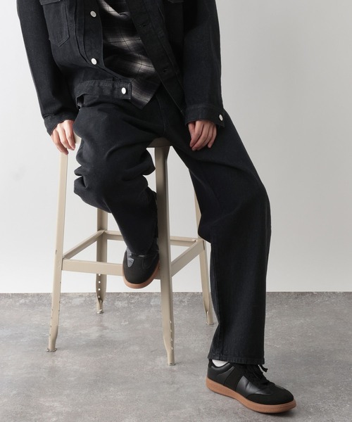 かずきっちょ デニム/タックワイドパンツ/622544（デニムパンツ）｜GLOBAL WORK