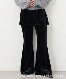 Kastane | 【一部店舗限定/2サイズ展開/低身長サイズ】B ベロアスカパン(その他パンツ)