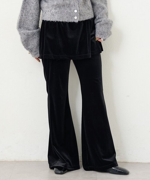 Kastane（カスタネ）の「【一部店舗限定/2サイズ展開/低身長サイズ】B ベロアスカパン（その他パンツ・レディース・ブラウン/ブラック・0/1）」の20枚目の写真