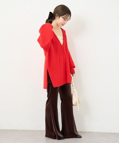 Kastane（カスタネ）の「【一部店舗限定/2サイズ展開/低身長サイズ】B ベロアスカパン（その他パンツ・レディース・ブラウン/ブラック・0/1）」の16枚目の写真