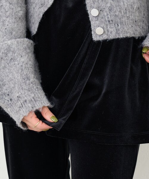 Kastane（カスタネ）の「【一部店舗限定/2サイズ展開/低身長サイズ】B ベロアスカパン（その他パンツ・レディース・ブラウン/ブラック・0/1）」の9枚目の写真