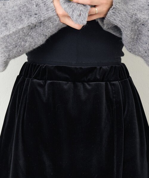 Kastane（カスタネ）の「【一部店舗限定/2サイズ展開/低身長サイズ】B ベロアスカパン（その他パンツ・レディース・ブラウン/ブラック・0/1）」の11枚目の写真