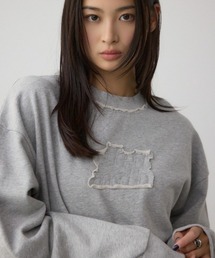 AZUL by moussy | パッチロゴルーズスウェット(スウェット)