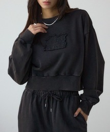 AZUL by moussy（アズールバイマウジー）の「パッチロゴルーズスウェット（スウェット）」