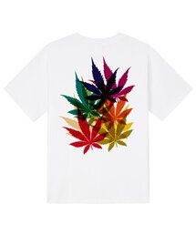 KTW0037 レインボー半袖Tシャツ - ホワイト