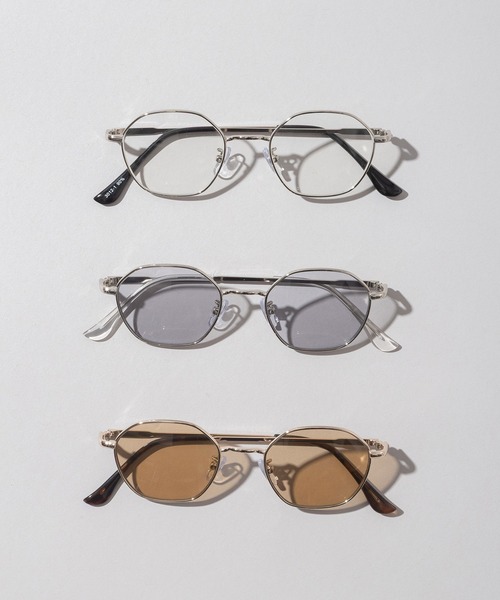 Munich（ミューニック）の「メタルスクエアフレームサングラス（サングラス・レディース・ブラウン/クリア/グレー・FREE）」の7枚目の写真