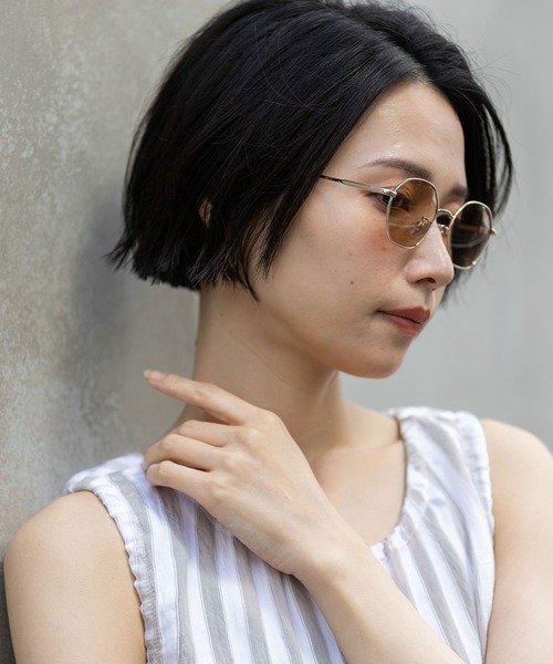 Munich（ミューニック）の「メタルスクエアフレームサングラス（サングラス・レディース・ブラウン/クリア/グレー・FREE）」の13枚目の写真