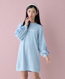 Amourire girl（アムリールガール）の「袖レースアップワンピース（ワンピース）」