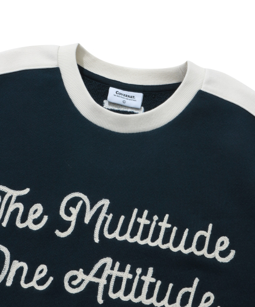 COVERNAT（カバーナット）の「レトロレタリングスウェット ネイビー（スウェット・レディース・その他・X-LARGE/MEDIUM/SMALL/LARGE）」の3枚目の写真