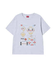 NYXX（エヌワイエックスエックス）の「NYGD STICKER TEE HEATHER GRAY（Tシャツ/カットソー）」