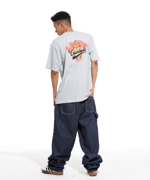 CREAM SODA LAB(クリームソーダラボ)の「スタックアップパク 半袖Tシャツ グレー レッド(Tシャツ/カットソー・メンズ・その他・MEDIUM/X-LARGE/XX-LARGE/LARGE)」の5枚目の写真
