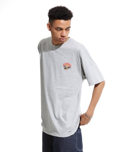 CREAM SODA LAB(クリームソーダラボ)の「スタックアップパク 半袖Tシャツ グレー レッド(Tシャツ/カットソー・メンズ・その他・MEDIUM/X-LARGE/XX-LARGE/LARGE)」の6枚目の写真