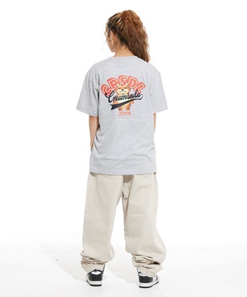 CREAM SODA LAB(クリームソーダラボ)の「スタックアップパク 半袖Tシャツ グレー レッド(Tシャツ/カットソー・メンズ・その他・MEDIUM/X-LARGE/XX-LARGE/LARGE)」の9枚目の写真