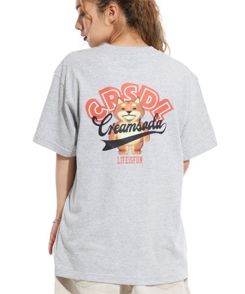 CREAM SODA LAB(クリームソーダラボ)の「スタックアップパク 半袖Tシャツ グレー レッド(Tシャツ/カットソー・メンズ・その他・MEDIUM/X-LARGE/XX-LARGE/LARGE)」の11枚目の写真