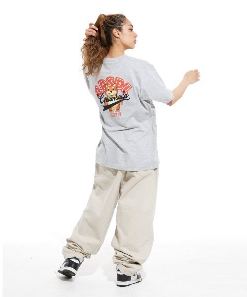 CREAM SODA LAB(クリームソーダラボ)の「スタックアップパク 半袖Tシャツ グレー レッド(Tシャツ/カットソー・メンズ・その他・MEDIUM/X-LARGE/XX-LARGE/LARGE)」の12枚目の写真