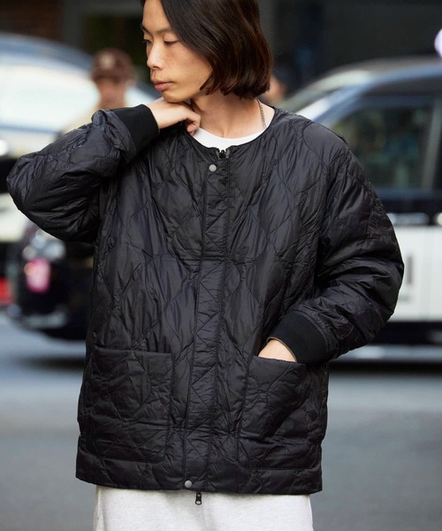 TAION800フィルパワーMA1キルティングリバーシブルダウンジャケット