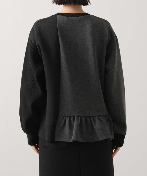 Gready Brilliant（グレディブリリアン）の「ニットドッキングアシメカットソー（Tシャツ/カットソー・レディース・チャコールグレー/ブラウン・FREE）」の16枚目の写真