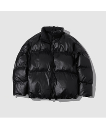 SOME PLACE（サムプレイス）の「リバーシブルコットンハイネックレザープファーパディング_2COLOR（ダウンジャケット/コート・レディース）」