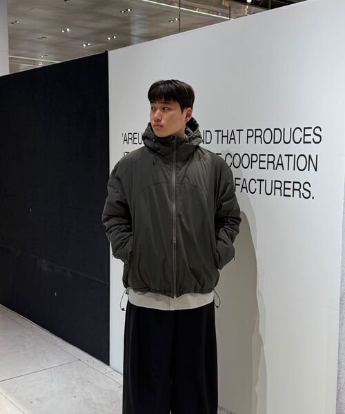 AREUBAN(アルバン)の「ライトシェルパディッドジャケット_チャコール(ダウンジャケット/コート・メンズ・その他・3)」の16枚目の写真
