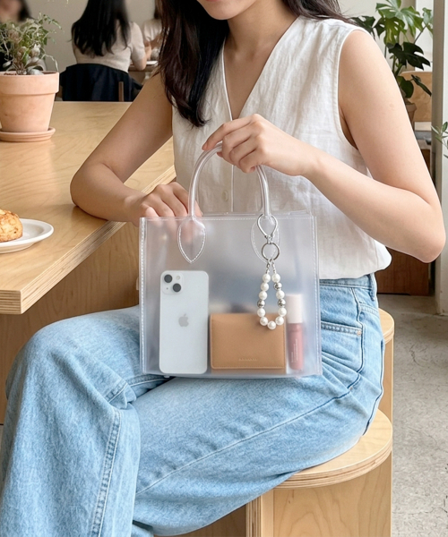 Chubasco(チュバスコ)の「ジェリームーマバッグ MOOMA CMB2514 クリスタルクリア(トートバッグ・レディース・その他・FREE)」の4枚目の写真