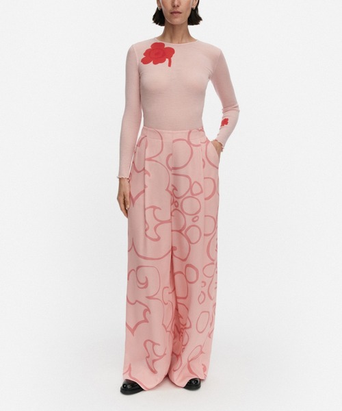 marimekko(マリメッコ)の「【一部店舗・オンラインストア限定】Nahtavyys Keidas / Trousers(スラックス・レディース・ライトピンク・38/34)」の1枚目の写真