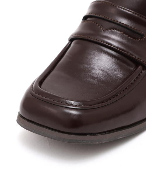 FREE'S MART（フリーズマート）の「◆ヒールローファー（ローファー・レディース・ブラック/ブラウン・SMALL/MEDIUM）」の9枚目の写真