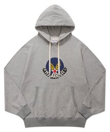 USAF LOGO HOODIE MELANGE GRAY