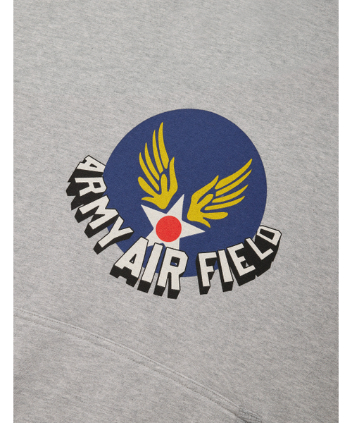 NAMERCLOTHING(ネイマークローディング)の「USAF LOGO HOODIE MELANGE GRAY(パーカー・レディース・その他・LARGE/MEDIUM/X-LARGE)」の4枚目の写真