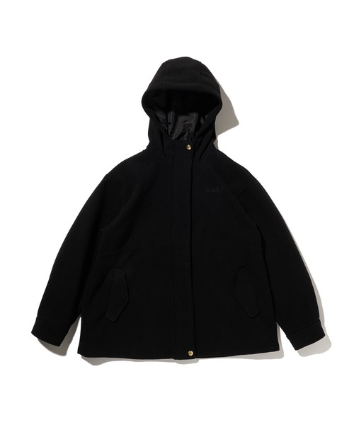 Arnold Palmer(アーノルドパーマー)の「ニットメルトン フードジャケット(その他アウター・レディース・ブラック/サックスブルー/オートミール・M/L/S)」の2枚目の写真