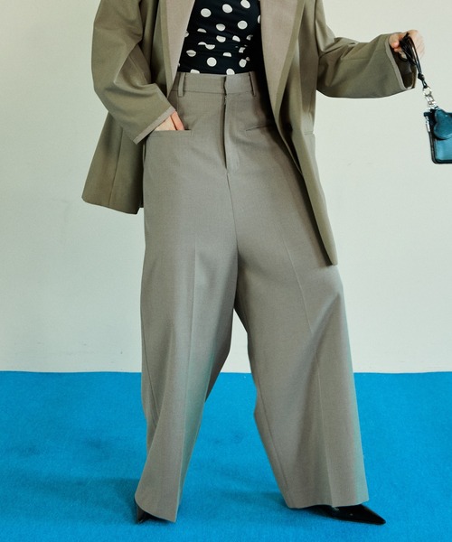 Baggy Slacks Pants/バギースラックスパンツ（スラックス）｜MAISON