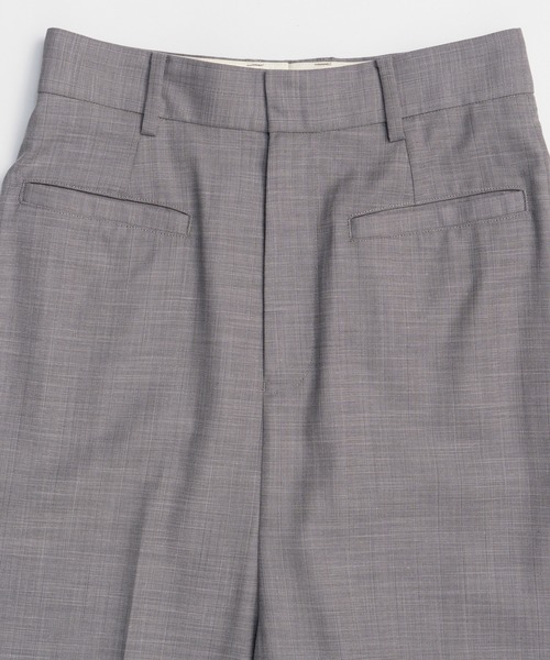 MAISON SPECIAL(メゾンスペシャル)の「Baggy Slacks Pants/バギースラックスパンツ(スラックス・レディース・ベージュ/グレー/ブラック・38/36)」の16枚目の写真