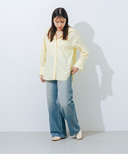 EVOL(イーボル)の「【柔らかい・22.0-25.0cm展開】スクエアメタルフラットパンプス JA5977(パンプス・レディース・ブラック/アイボリー/ベージュ・22.0cm/22.5cm/23.0cm/23.5cm/24.0cm/24.5cm/25.0cm)」の22枚目の写真