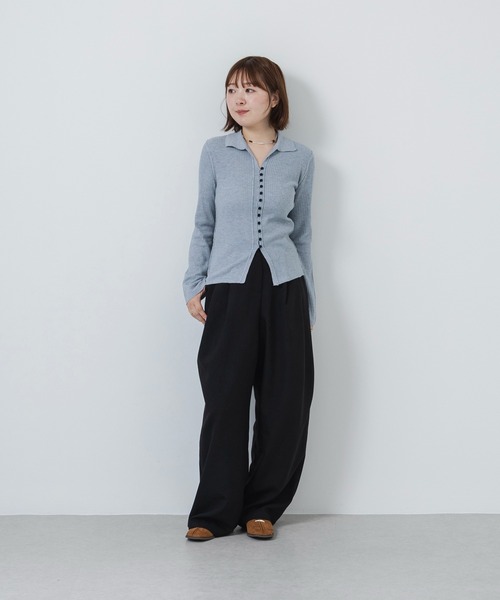 EVOL(イーボル)の「【柔らかい・22.0-25.0cm展開】スクエアメタルフラットパンプス JA5977(パンプス・レディース・ブラック/アイボリー/ベージュ/ブラウン/ベージュ系その他・22.0cm/22.5cm/23.0cm/23.5cm/24.0cm/24.5cm/25.0cm)」の12枚目の写真