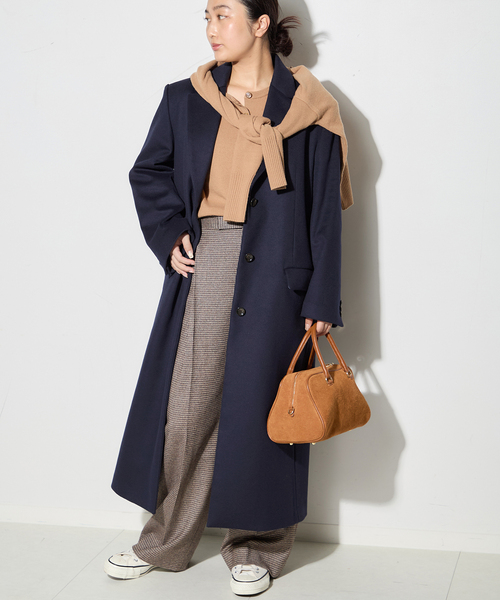 journal standard L'essage（ジャーナルスタンダードレサージュ）の「BALLI チェスターコート（チェスターコート・レディース・ネイビー・FREE）」の20枚目の写真