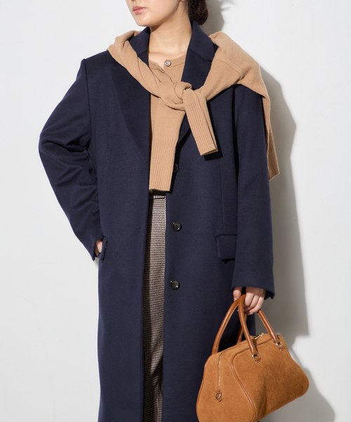 journal standard L'essage（ジャーナルスタンダードレサージュ）の「BALLI チェスターコート（チェスターコート・レディース・ネイビー・FREE）」の17枚目の写真