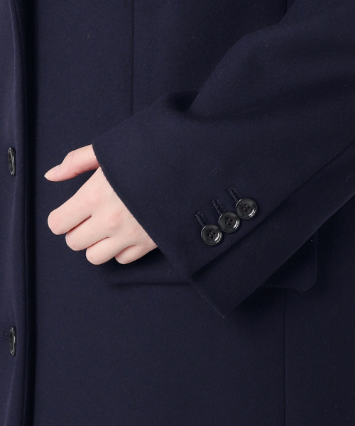 journal standard L'essage（ジャーナルスタンダードレサージュ）の「BALLI チェスターコート（チェスターコート・レディース・ネイビー・FREE）」の10枚目の写真