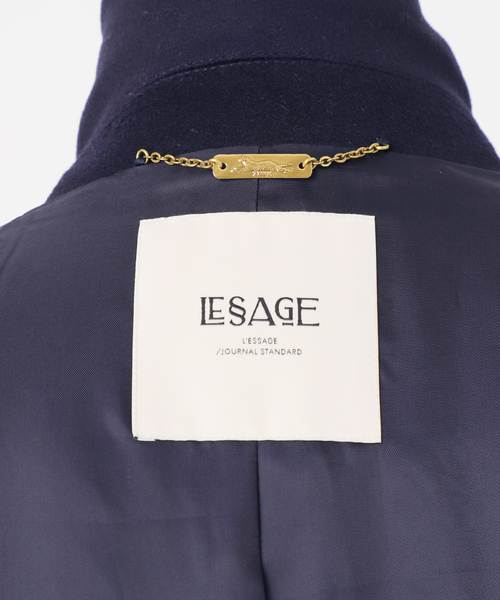 journal standard L'essage（ジャーナルスタンダードレサージュ）の「BALLI チェスターコート（チェスターコート・レディース・ネイビー・FREE）」の4枚目の写真