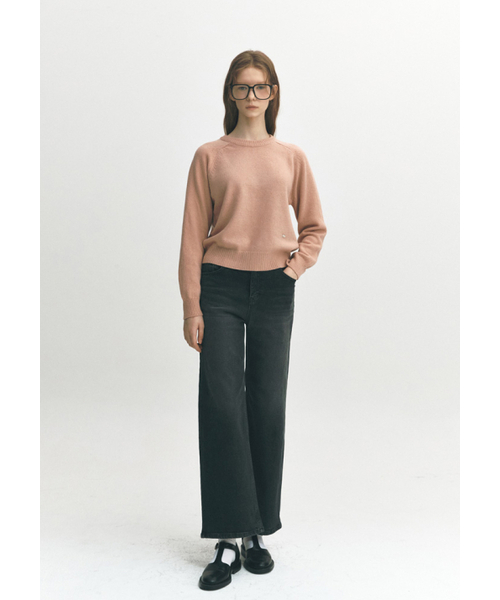 EBRE(エブレ)の「グレーオーバーサイズパンツ(デニムパンツ・レディース・グレー・SMALL/MEDIUM/LARGE)」の1枚目の写真