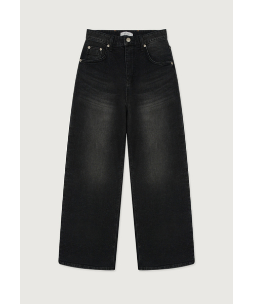 EBRE(エブレ)の「グレーオーバーサイズパンツ(デニムパンツ・レディース・グレー・SMALL/MEDIUM/LARGE)」の2枚目の写真