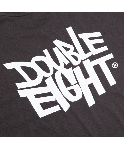 DOUBLE EIGHT(ダブルエイト)の「ダブルロゴ半袖(チャコール)(Tシャツ/カットソー・メンズ・チャコール・FREE)」の3枚目の写真