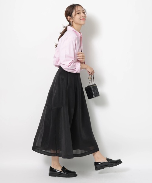 JUSGLITTY（ジャスグリッティー）の「刺繍入りシャツ（シャツ/ブラウス・レディース・ピンク・1/2）」の3枚目の写真