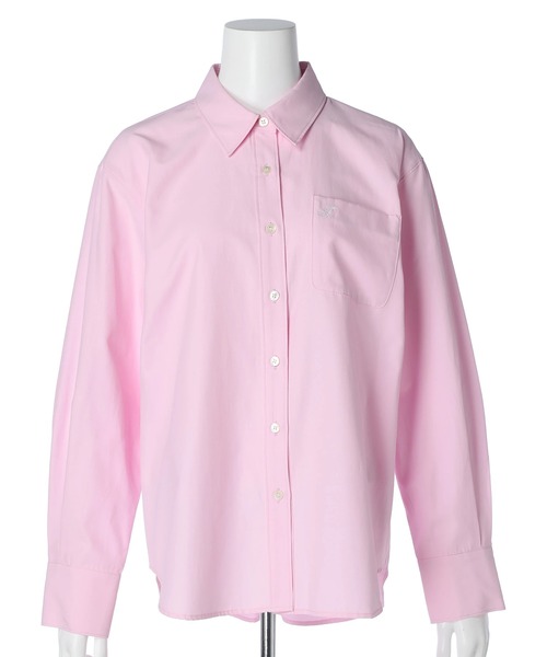 JUSGLITTY（ジャスグリッティー）の「刺繍入りシャツ（シャツ/ブラウス・レディース・ピンク・1/2）」の4枚目の写真